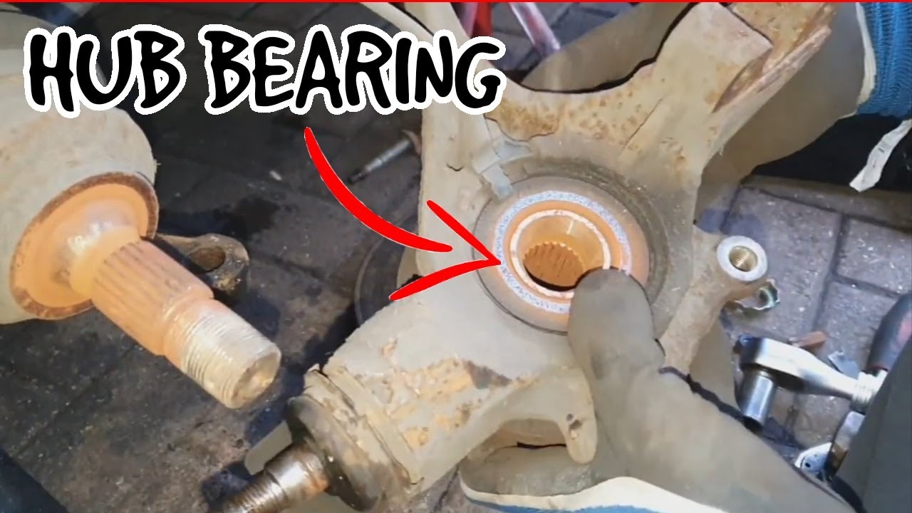 How To Change Front Wheel Bearing On Peugeot 307 And Other Models.