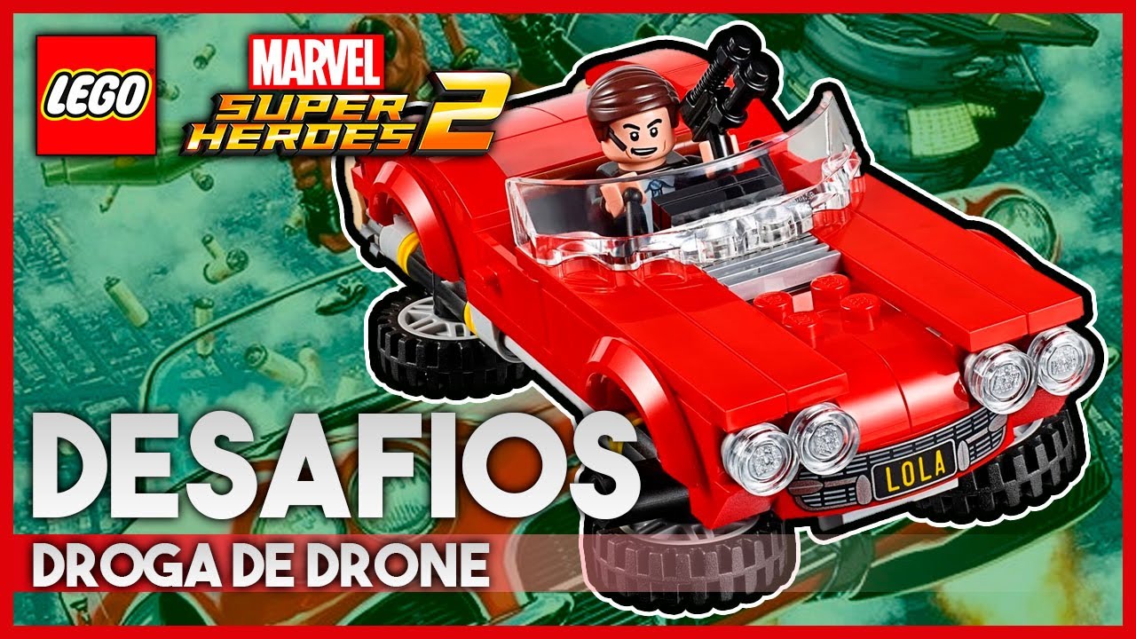 LEGO Marvel Super Heroes 2 | Desafio DROGA DE DRONES e desbloqueio da LOLA | Desde o Atari