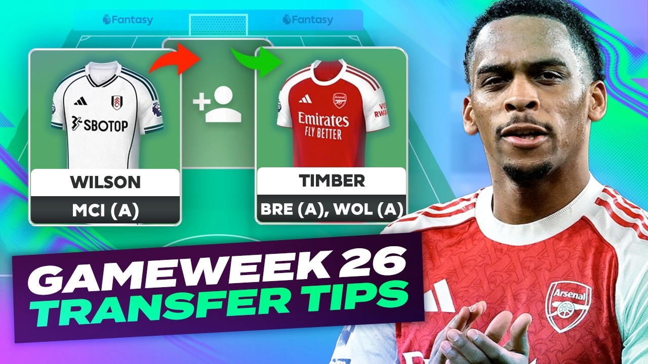BEST ARSENAL PICKS 🤔  FPL TRANSFER TIPS GAMEWEEK 26 | Fantasy Premier League Tips 2025/26