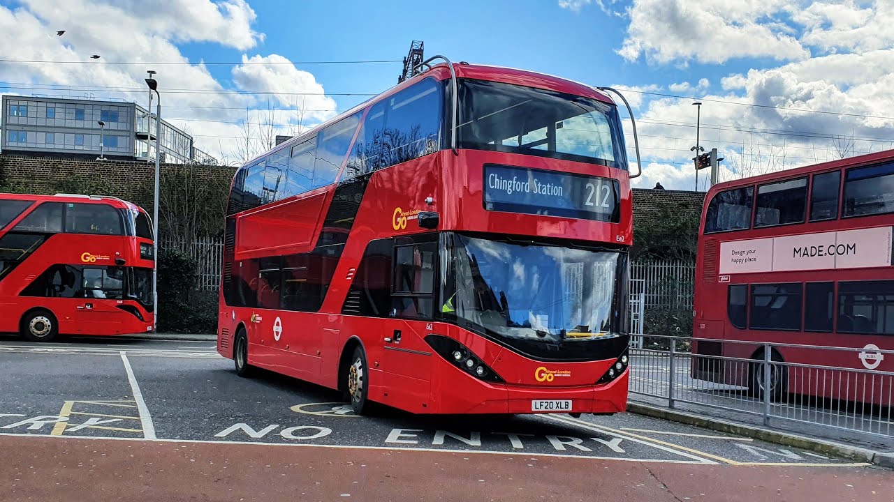 Journey on London Bus Route 212 - Ee8 (LF20XLB)