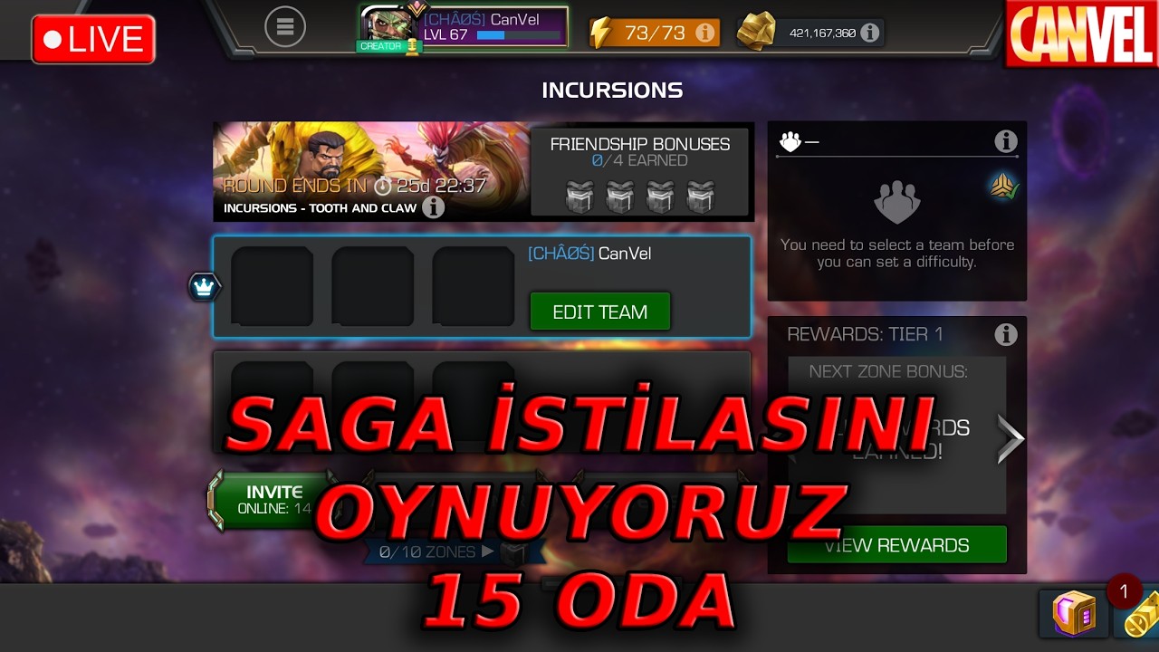 🔴 SAGA İSTİLASI 15 ODA GİDİYORUZ | FENER BU KEZ ÇOK ÜZGÜN... - MCOC