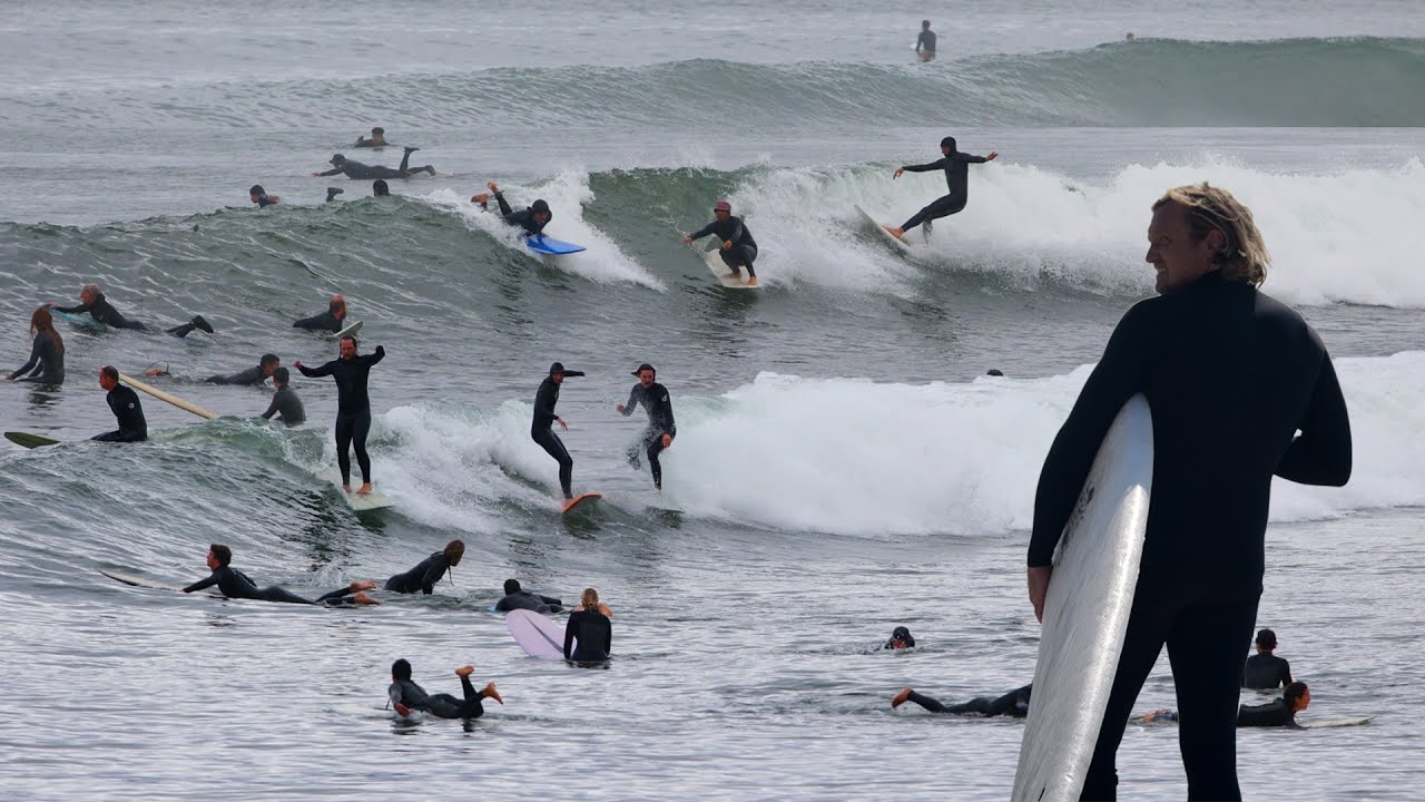 Hectic Malibu Surfing w/ Action 4 Surfing Camera