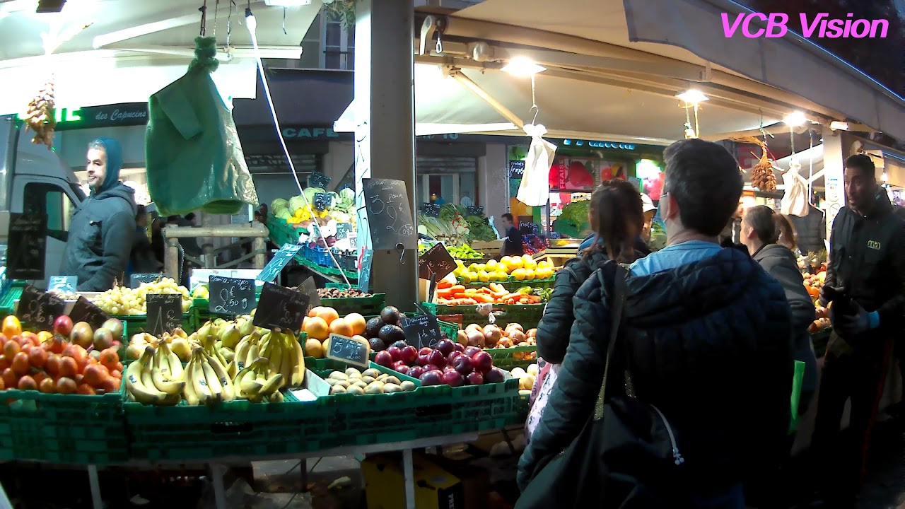 Marseille, marché Noailles un soir d'automne
