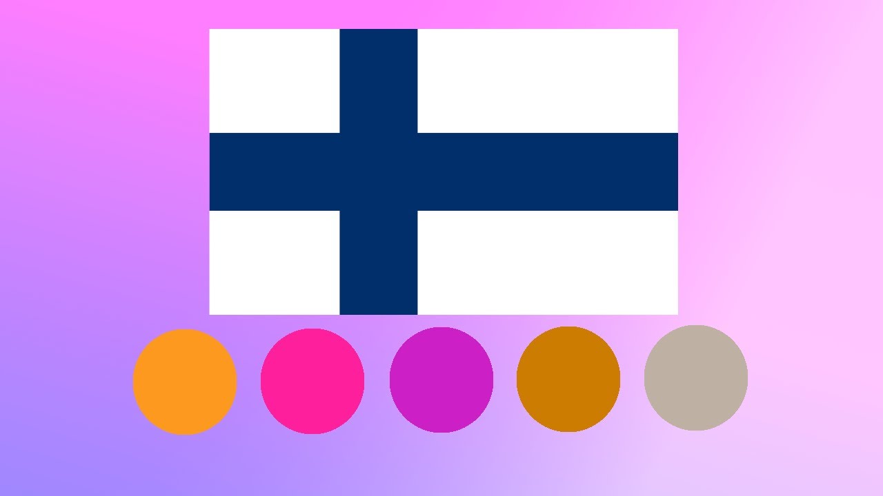 Suomi - KIM-leikki - Viisi väriä lisää