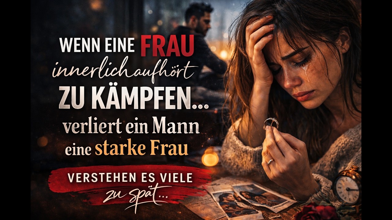 Wenn eine Frau innerlich aufhört zu kämpfen… passiert etwas, das viele Männer zu spät verstehen