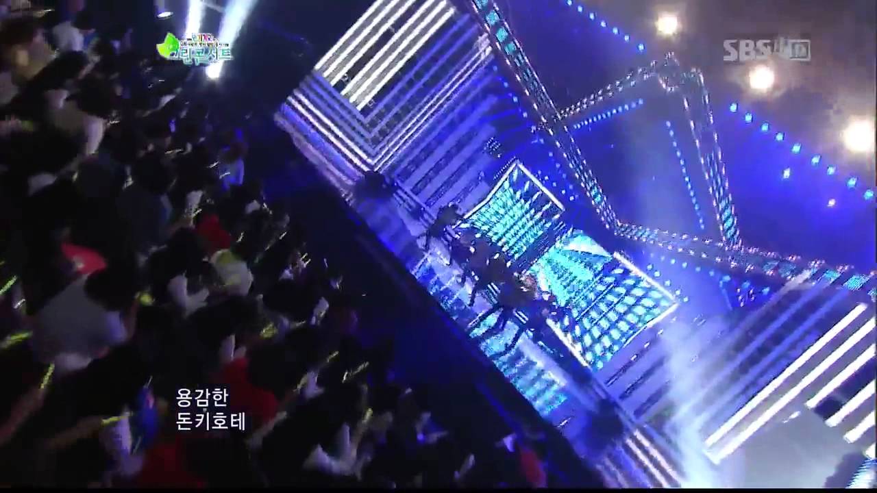 [sbs 인기가요] 슈퍼주니어 - 아차, Super Junior - A-Cha 641회 2011년10월2일 일요일