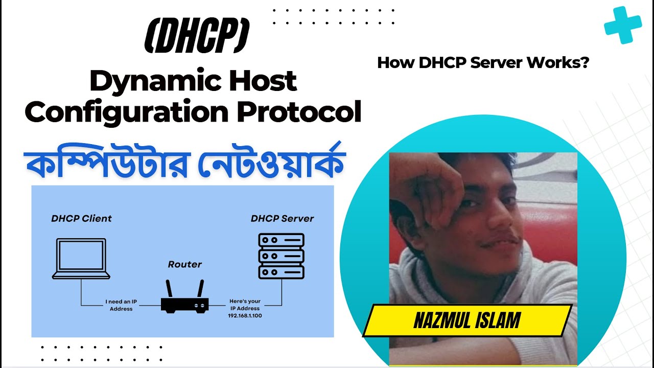 Dynamic Host Configuration Protocol (DHCP) server in computer network in bangla tutorial .