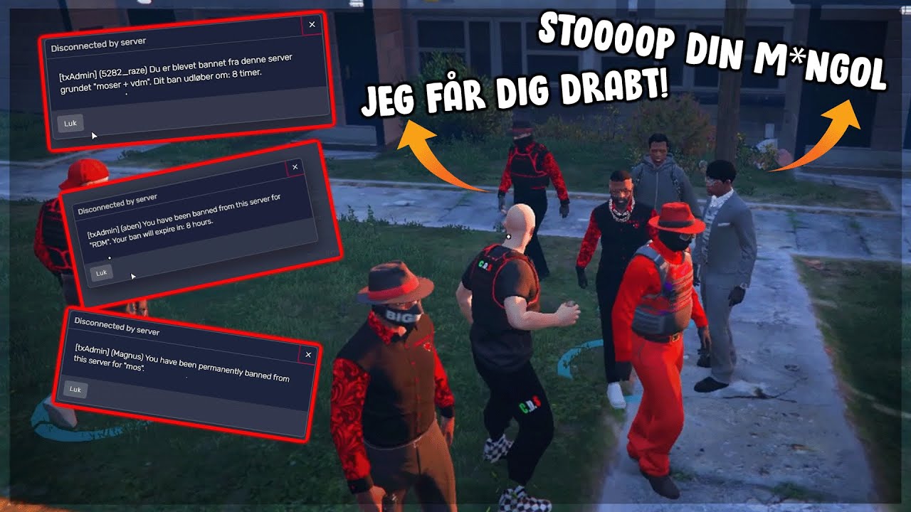 Irriterer børn og staff på unwhitelistet servere **GÅR AMOK**  | Dansk