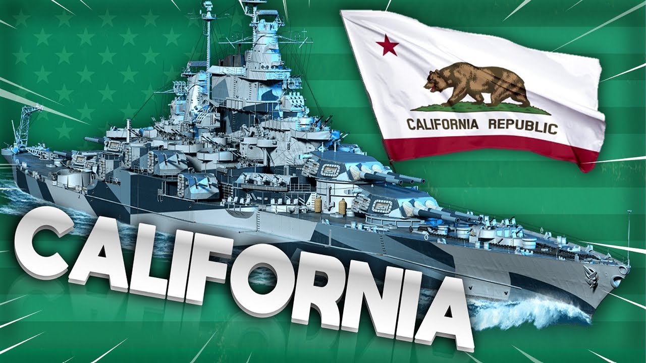 Калифорния ОЧЕНЬ красива во всех нужных местах в World of Warships Legends
