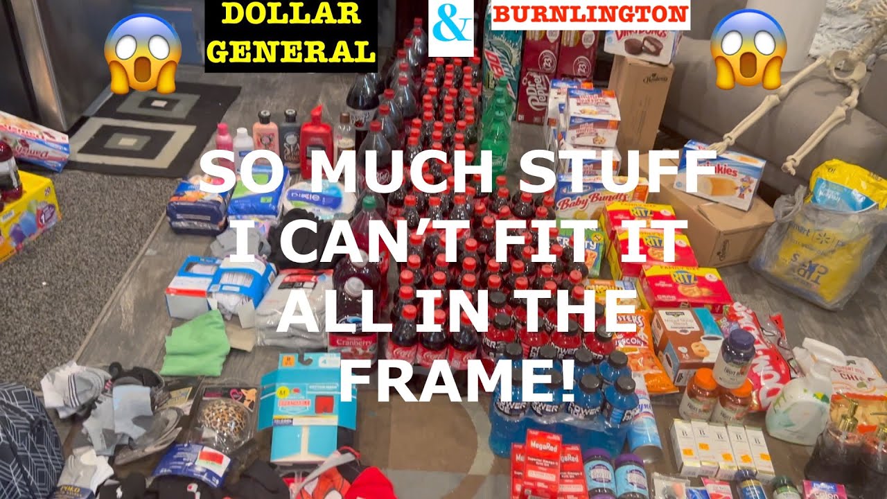 DUMPSTER DIVIN// ANOTHER DOLLAR GENERAL EXTRAVAGANZA?? PLUS A HUGE BURLINGTON GRAB BAG!!😱