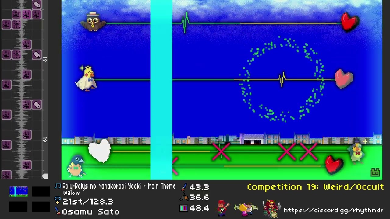 Roly-Polys no Nanakorobi Yaoki – Main Theme [Rhythm Doctor Custom Level]