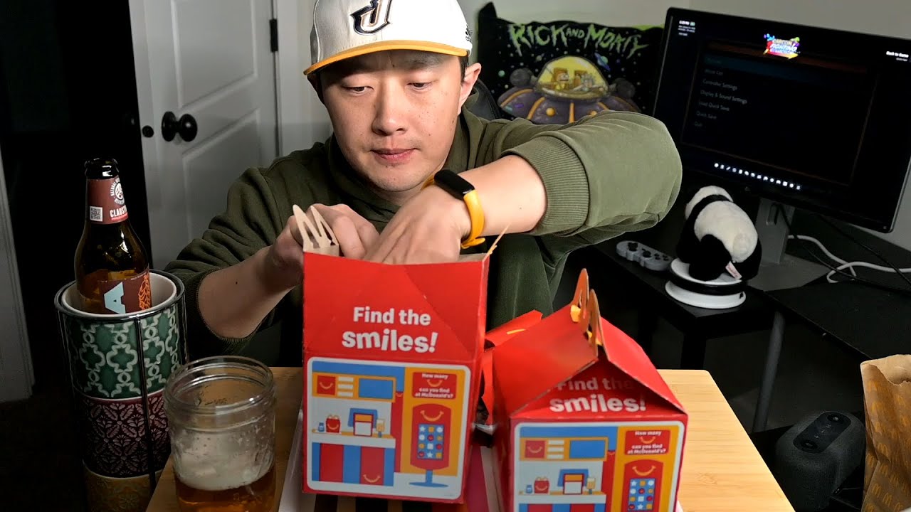 Eating McDonald's Happy Meals (x2) and Not Getting the Toys ... || No Cut John Eats