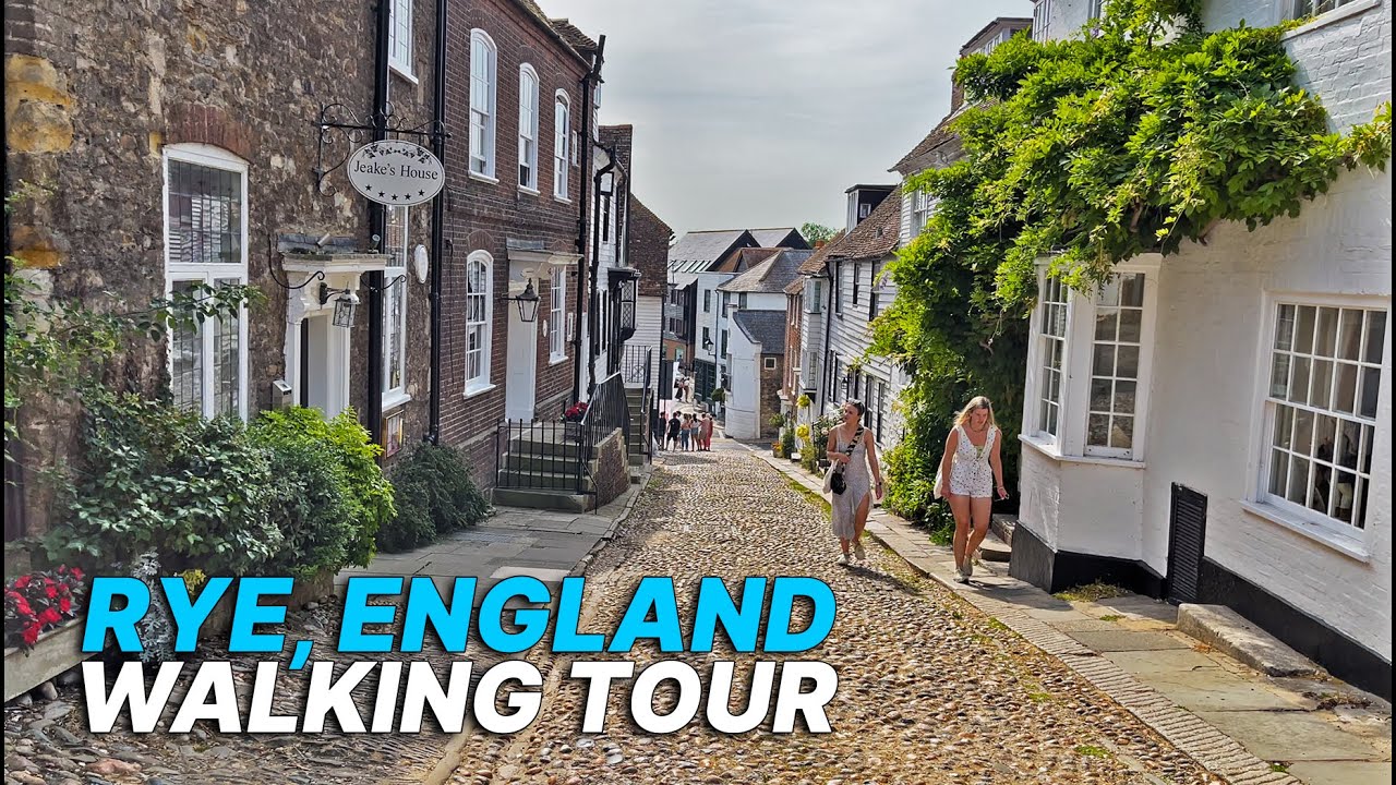 England Walk: Rye, East Sussex - England's medieval citadel (Mermaid St, Rye Castle & Ypres Tower)