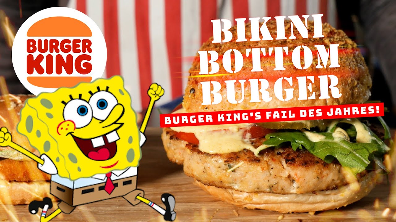 Bikini Bottom Burger von Burger King | Die Grillshow 574  #bbq #foodporn #outdoorcooking