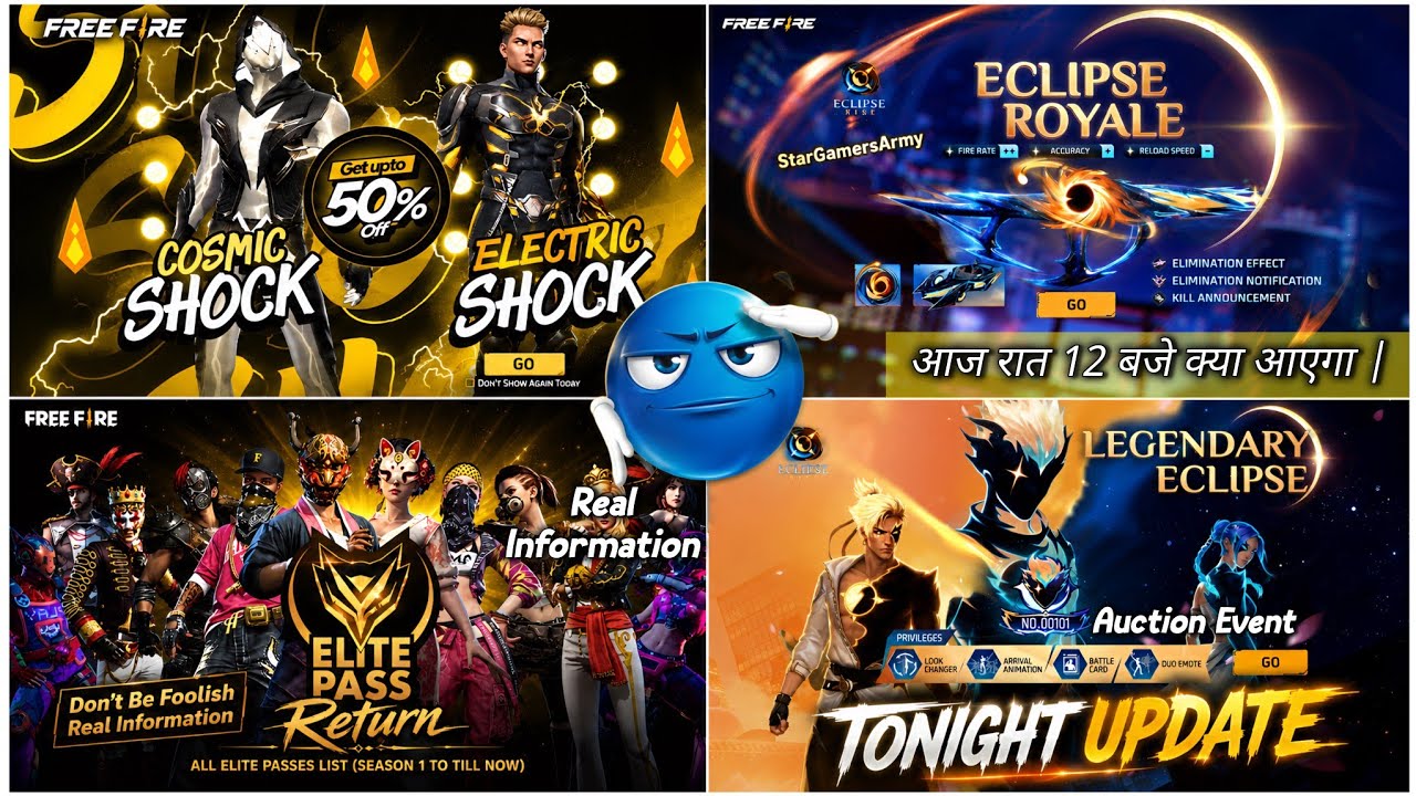 Electric Shock Bundle Return Free Fire 💥🤯| Old Elite pass Return ( Truth100% ) | FF New Event