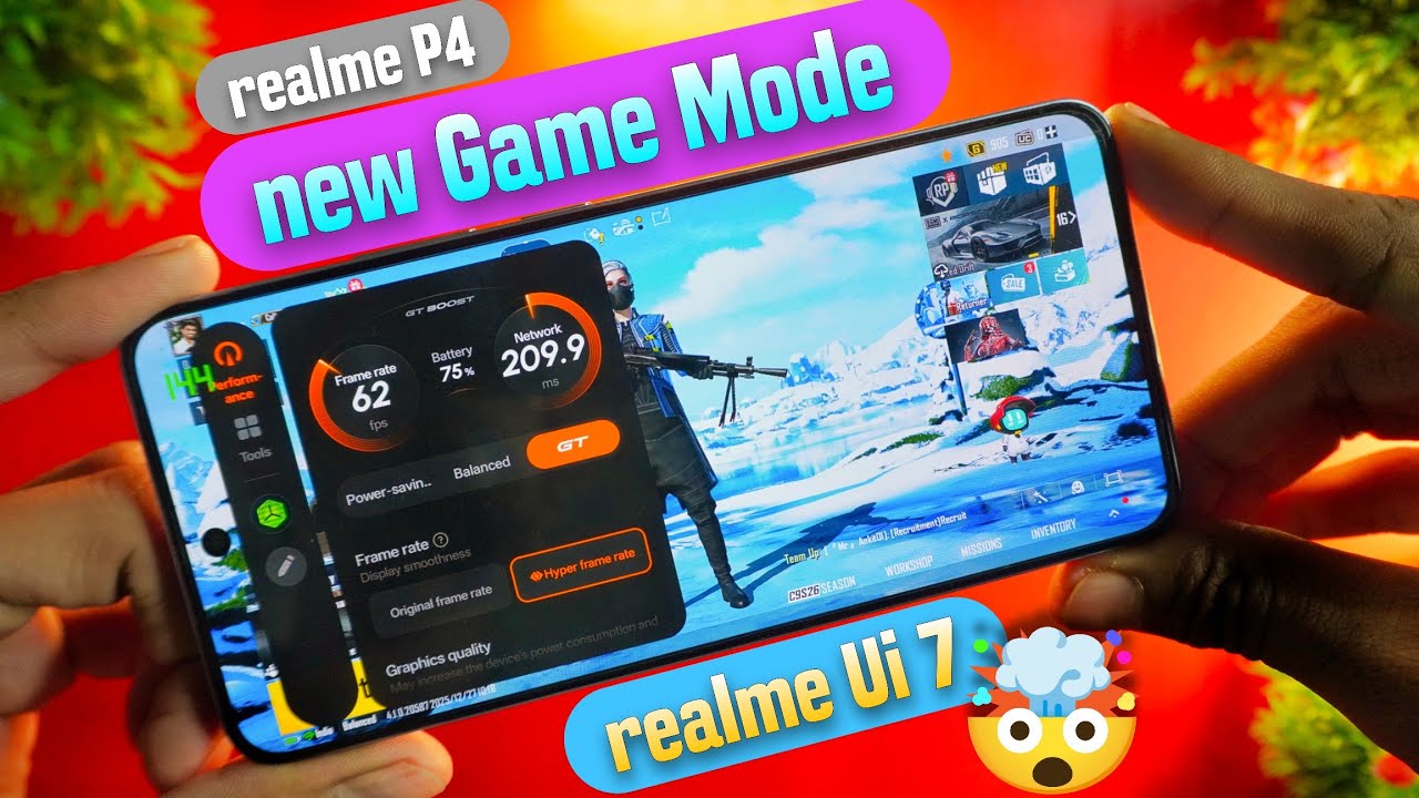 realme UI 7.0 Game Mode is CRAZY?😱 Full Detailed Review ( Realme P4 )