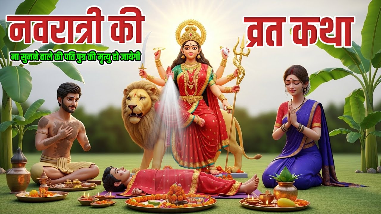 नवरात्रि की व्रत कथा | एक बार सुनने मात्र से पति मरकर जीवित हो जा जाता है! #navratri @vastutipsHindi