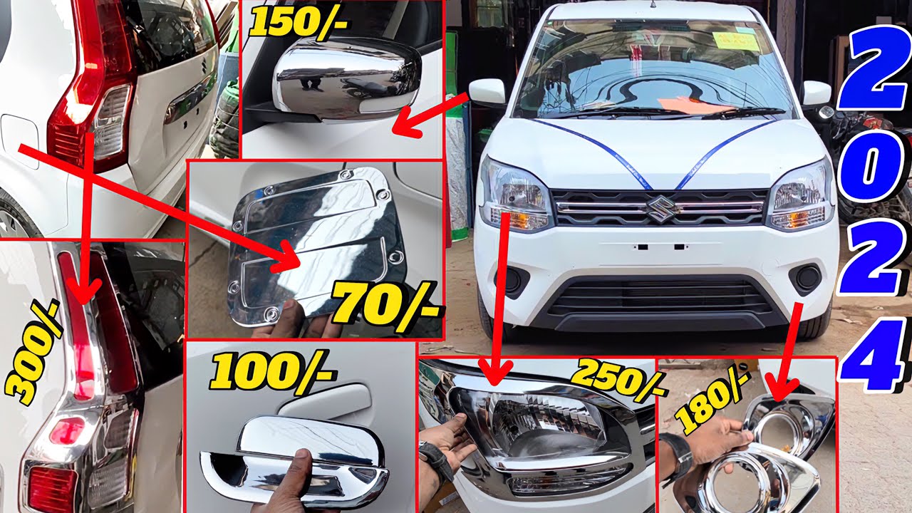 Chrome Combo kit for Maruti Suzuki Wagon R 🔥 Wagon r vxi model 🔥 Wagonr accessories #wagonr