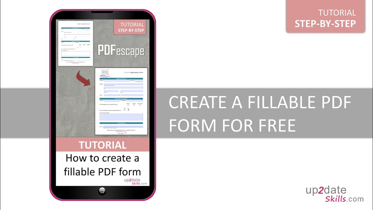 Create a fillable PDF form for free &ndash; preview of our step by step tutorial #Shorts