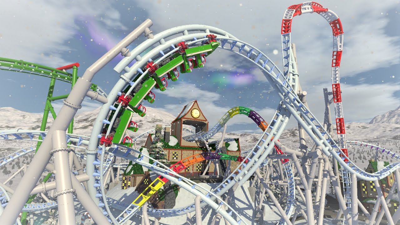 Winter Wonderland POV | Vertical LSM Launch Coaster | NoLimits 2 | Christmas Contest