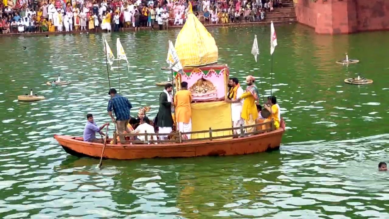 बरसाना पीली पोखर लीला नौका विहार लीला