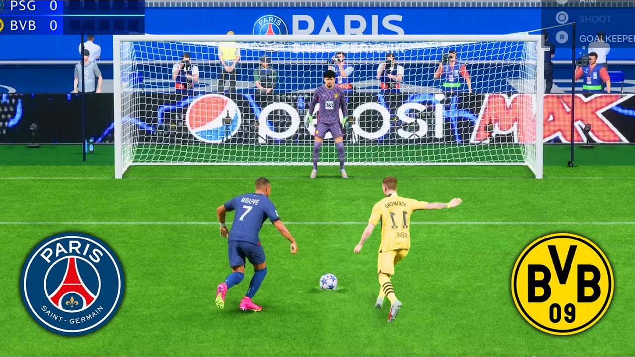 PSG VS DORTMUND | FC 24 PENALTY SHOOTOUT l Semi Final UEFA Champions League 2024