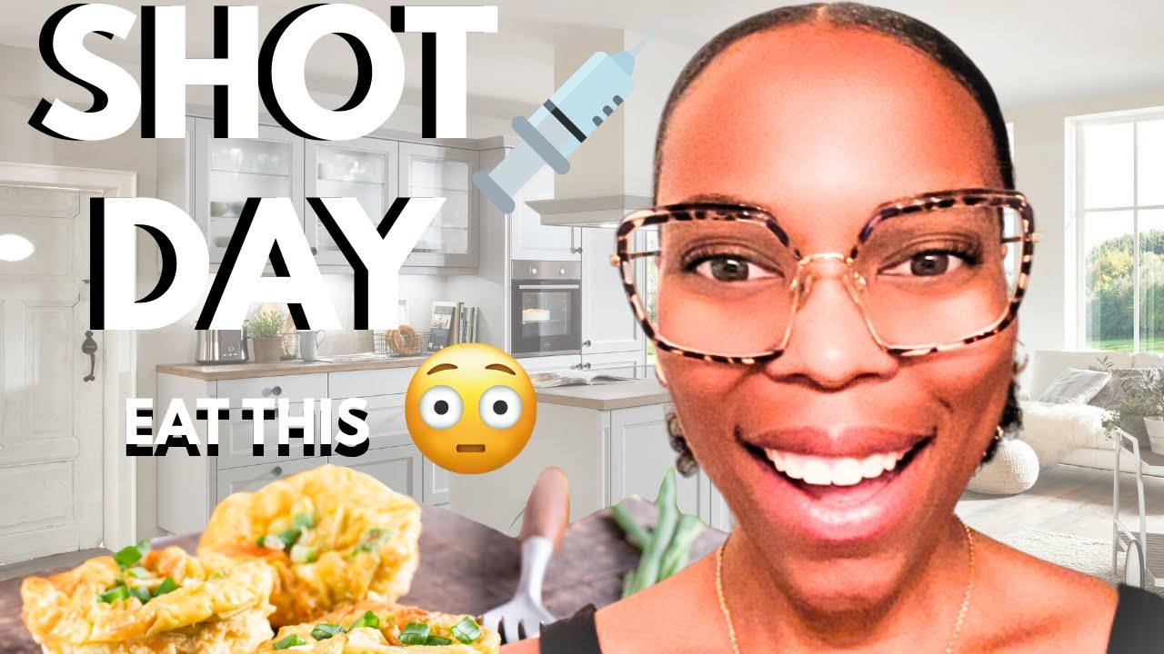 🎯 I Took the Shot 💉 & Ate THIS to Lose Weight FAST! 😳 | Full Day of Eating 🔥