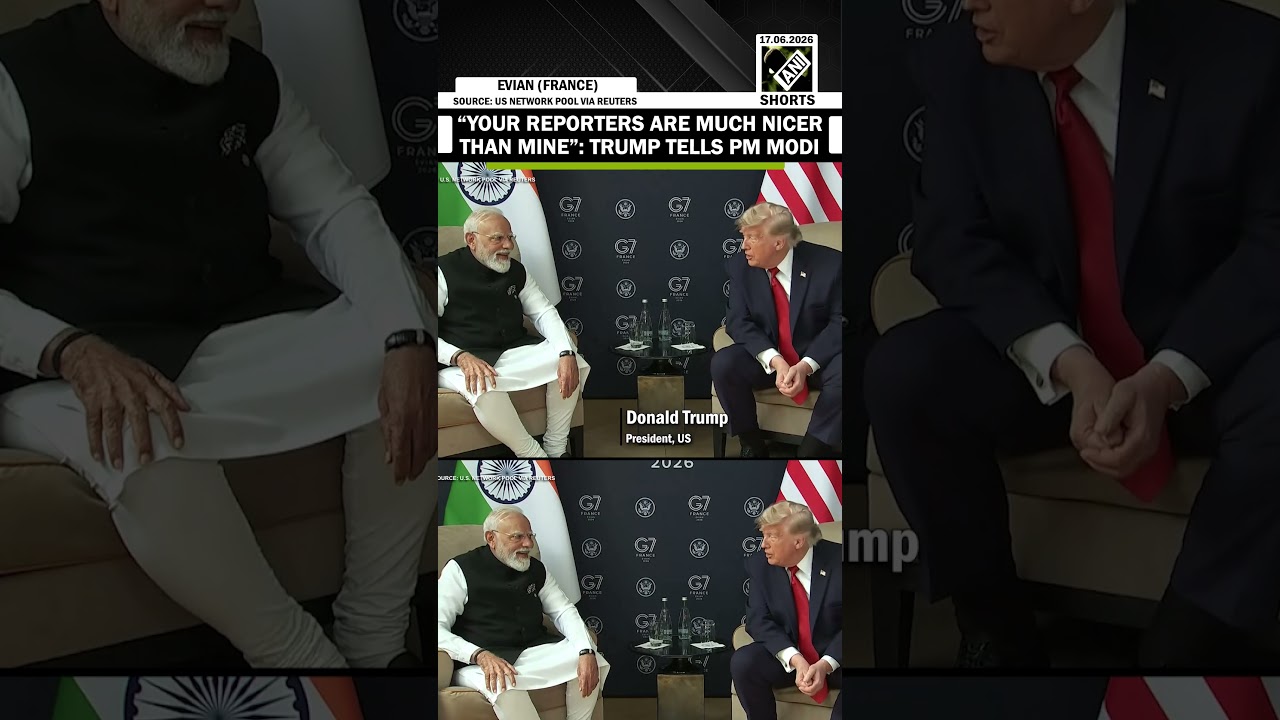 &ldquo;Your reporters are much nicer than mine&rdquo;: Trump tells PM Modi during bilateral | G7 Summit
