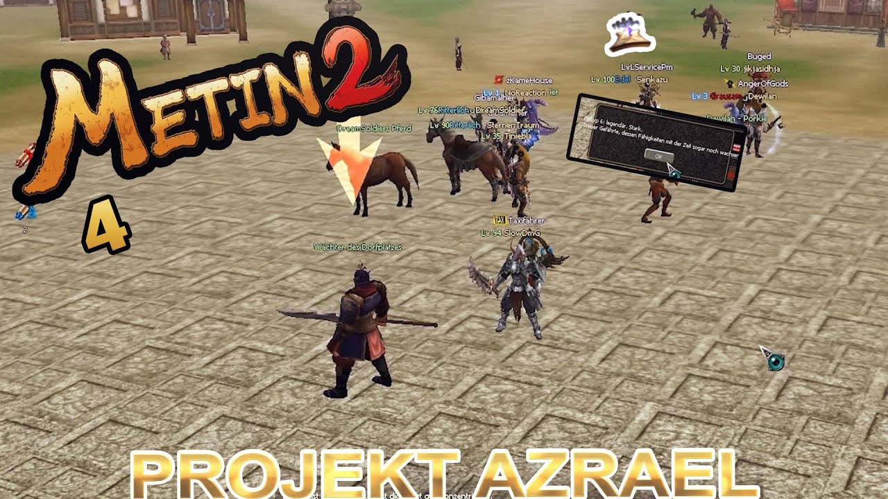 Metin2 Projekt Azrael #004 - Level 95! Gutes Pet?! - Giveaway Auflösung!