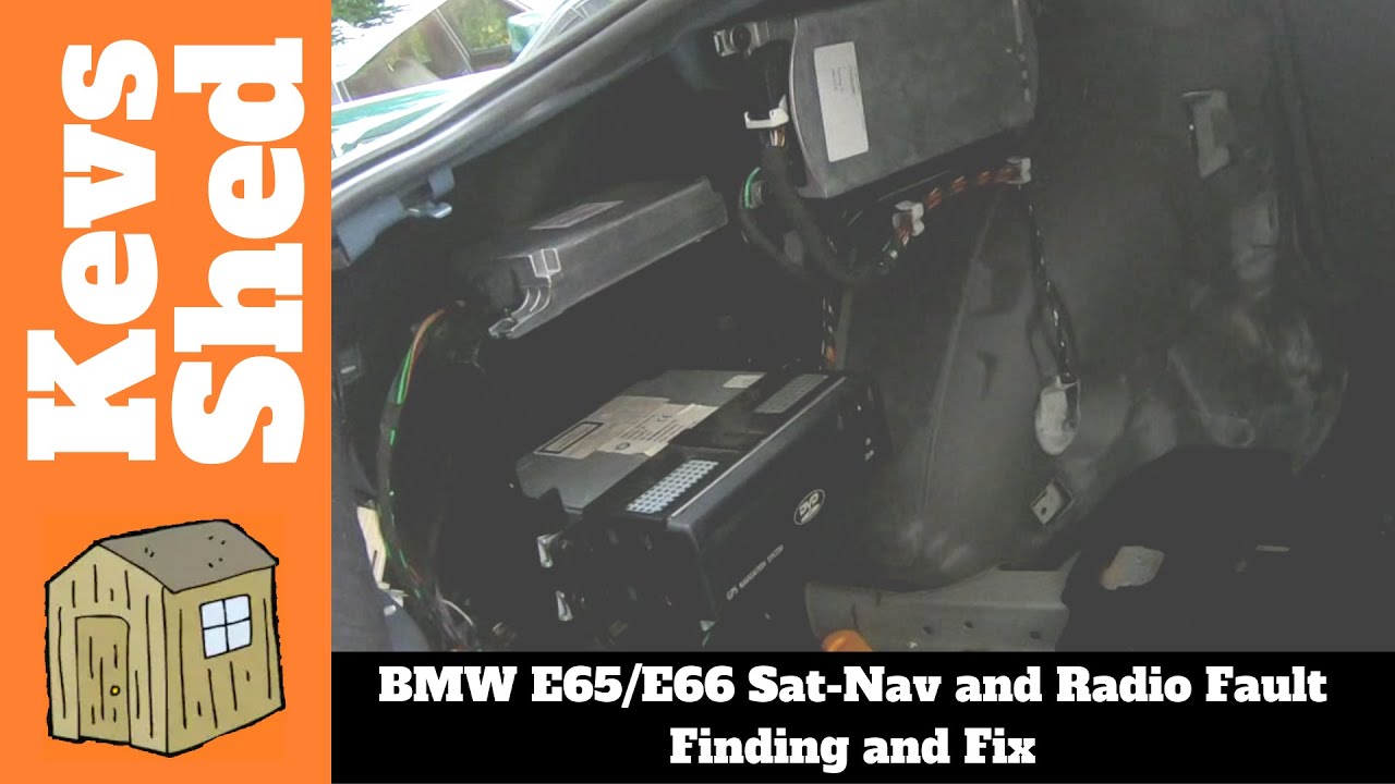 Как устранить неисправности аудиосистемы и навигации на BMW E65/E66 730d 750i 745i 2002–2008 годо...