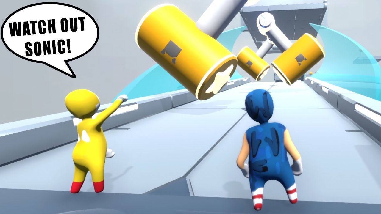 СОНИК И ТЕЙЛЗ РАБОТАЮТ ВМЕСТЕ В HUMAN FALL FLAT