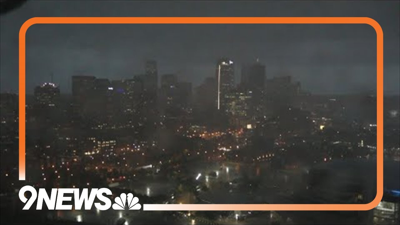 WATCH LIVE: Storms bring rain, hail, lightning to Denver