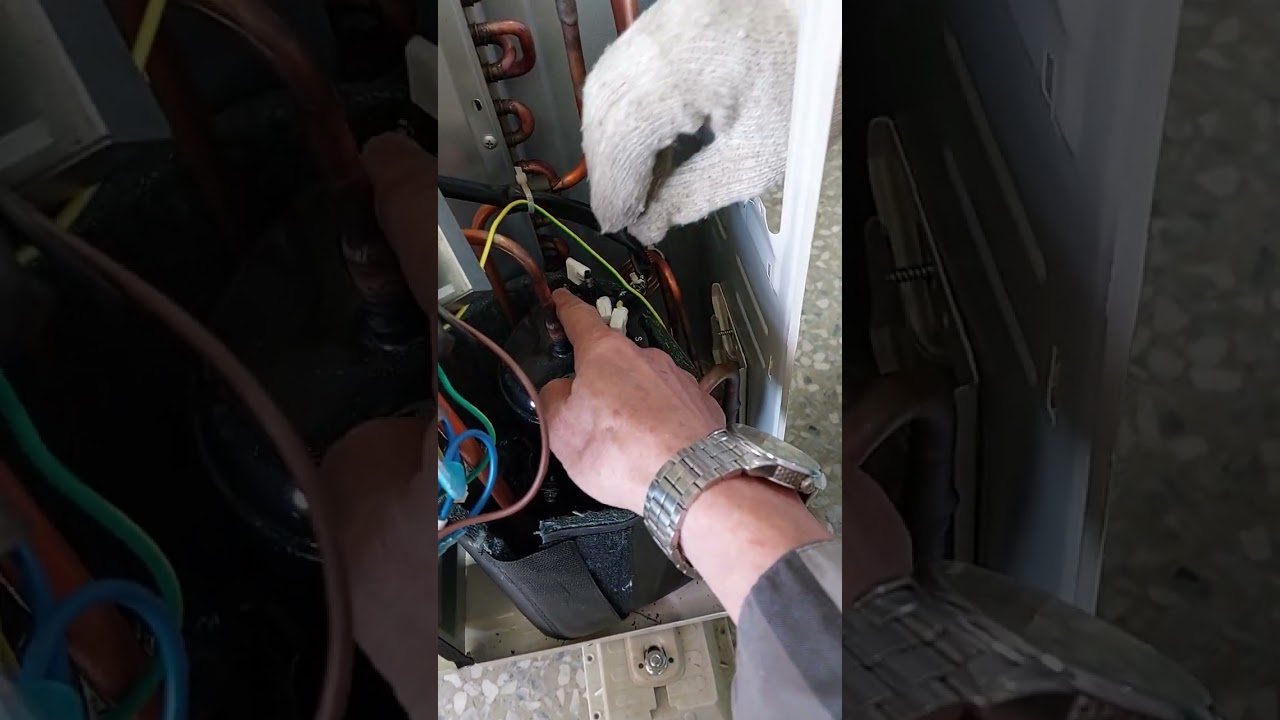 分離式定頻壓縮機3線頭RSC判別三洋冷氣。