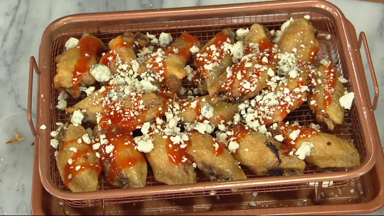 Copper Chef 4-pc Ceramic Nonstick Copper Crisper on QVC