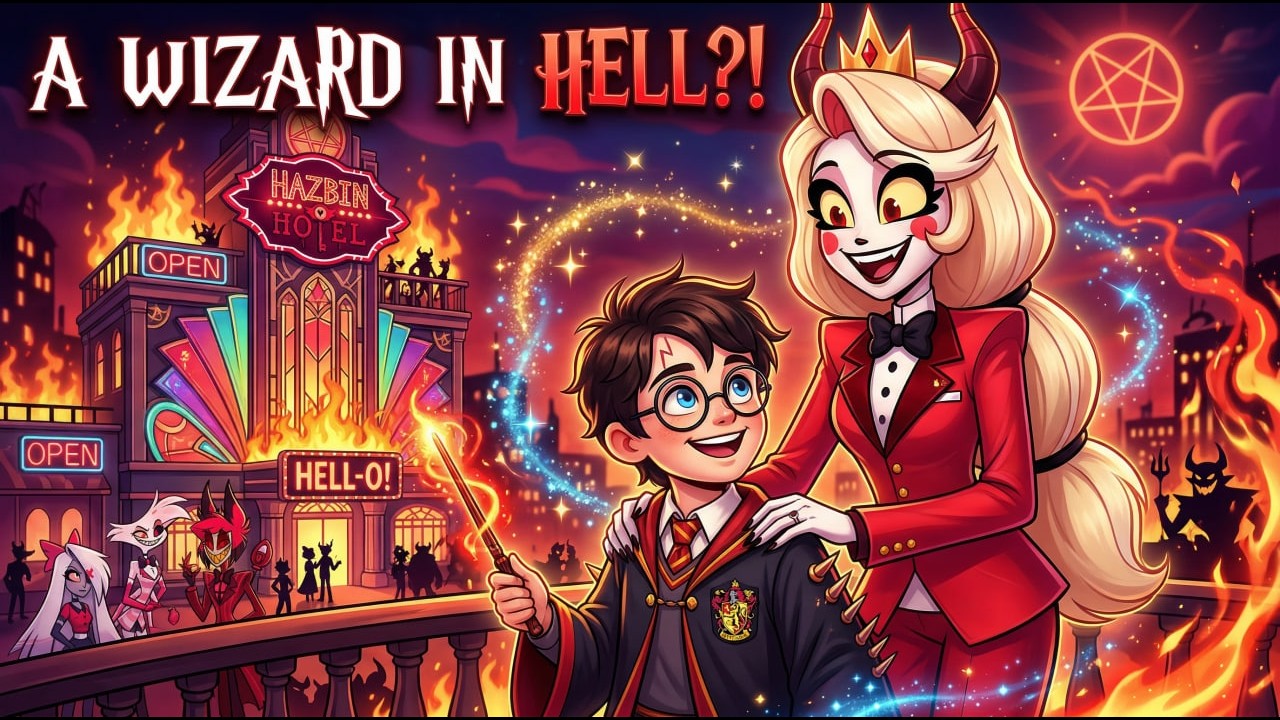 What If Harry Was Raised By Charlie Morningstar Inside The Hazbin Hotel?