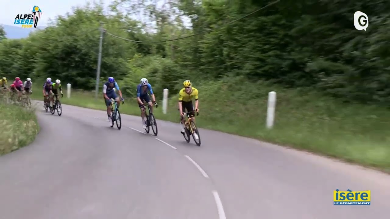 Cyclisme - Alpes isère Tour 2025 : 1ère étape - video
