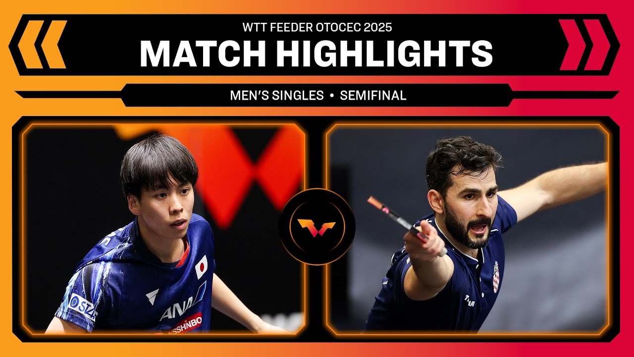 Kazuki Hamada vs Andrej Gacina | MS SF | WTT Feeder Otocec 2025 Presented by I Feel Slovenia