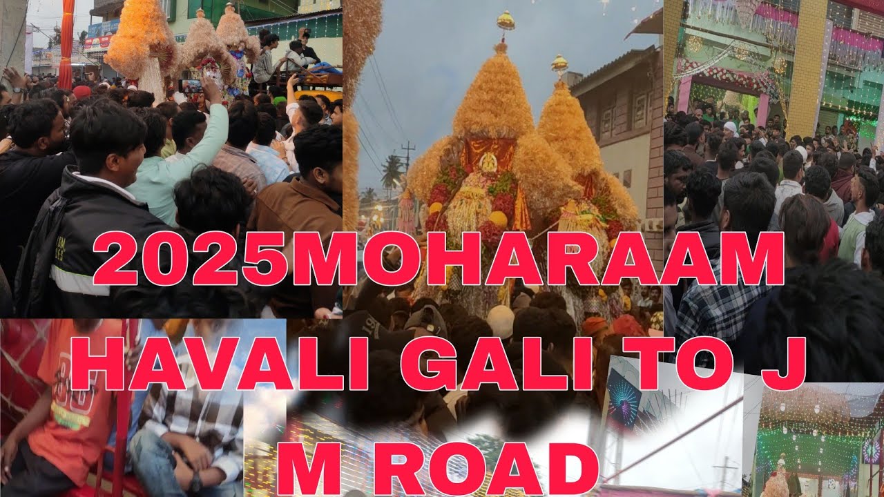 BIJAPUR 7 MOHARRAM 2025 Havali gali to J M ROAD@MtvBijapur