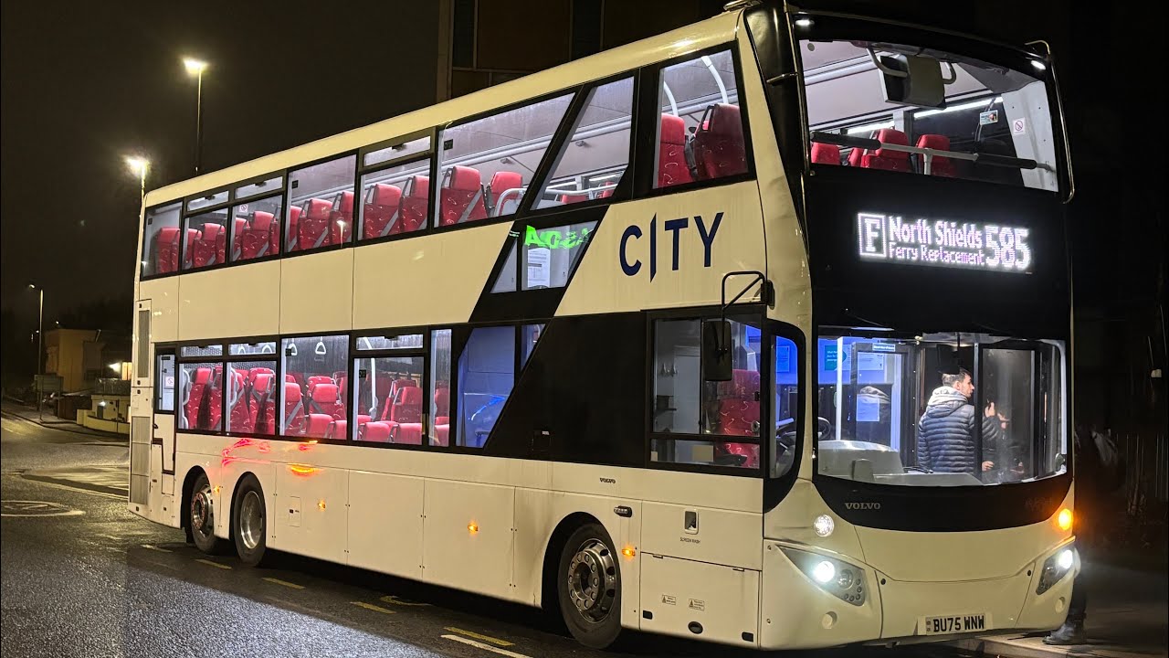 Full route visual of the 585 Ferry replacement service ￼ 