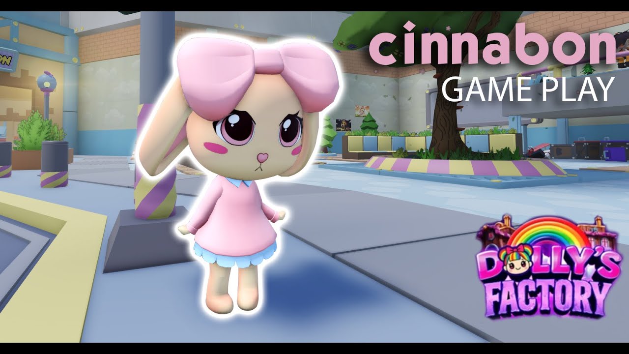 CUTE Survival Game | Dolly's Factory Cinnabon Gameplay #dollysfactory #roblox