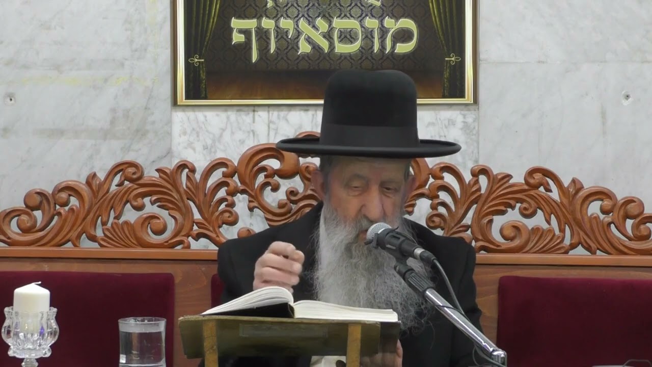 הרב בן ציון מוצפי • פרשת בא שבט תשע