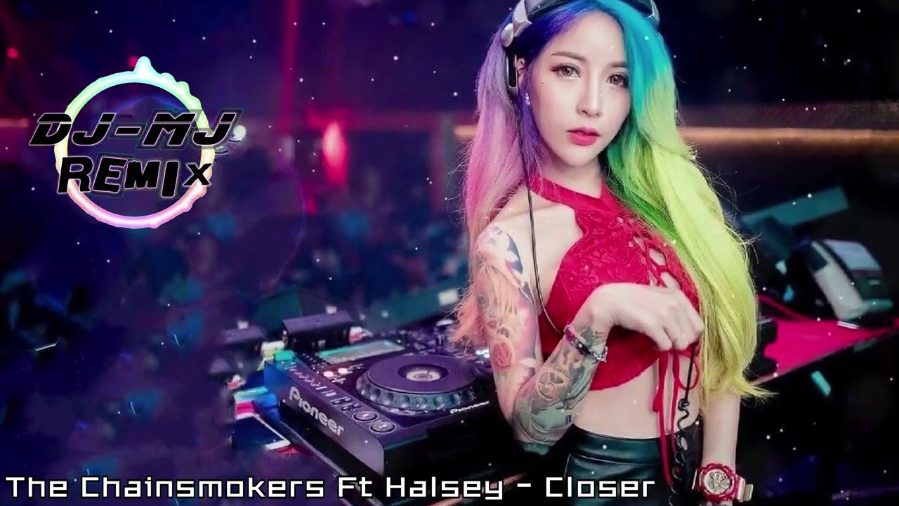 The Chainsmokers Ft Halsey - Closer DJ-MJ Electro Bounce Remix【英文慢摇】🔥 4K MV