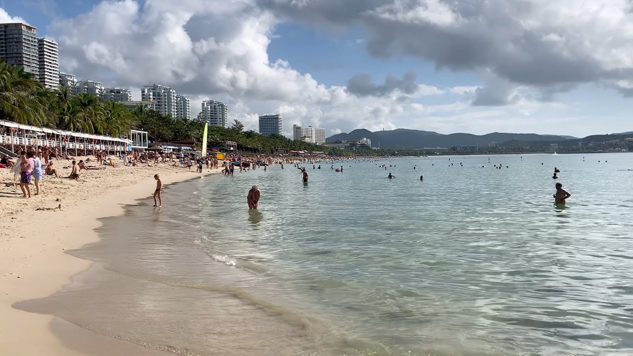 Обзор пляжа Дадунхай в Санья, цены на рестораны и водные развлечения