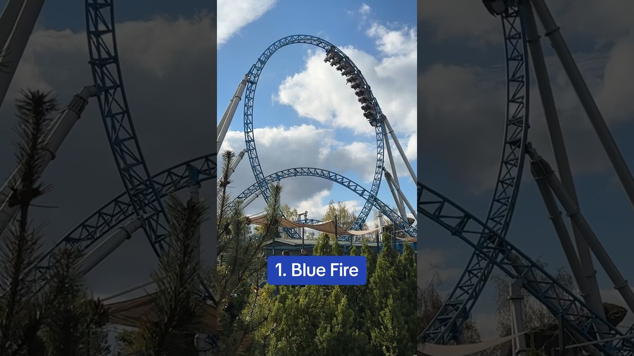 Welche Achterbahnen traust du dich? - Europa Park Edition! #Freizeitpark #SilverStar #BlueFire #EP