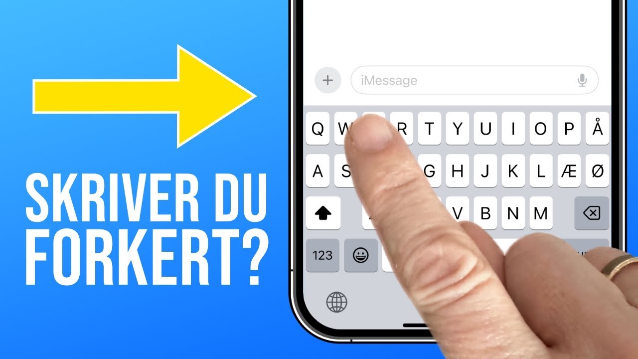 Besvær med at skrive på din iPhone? Her er 10 gode TIPS!