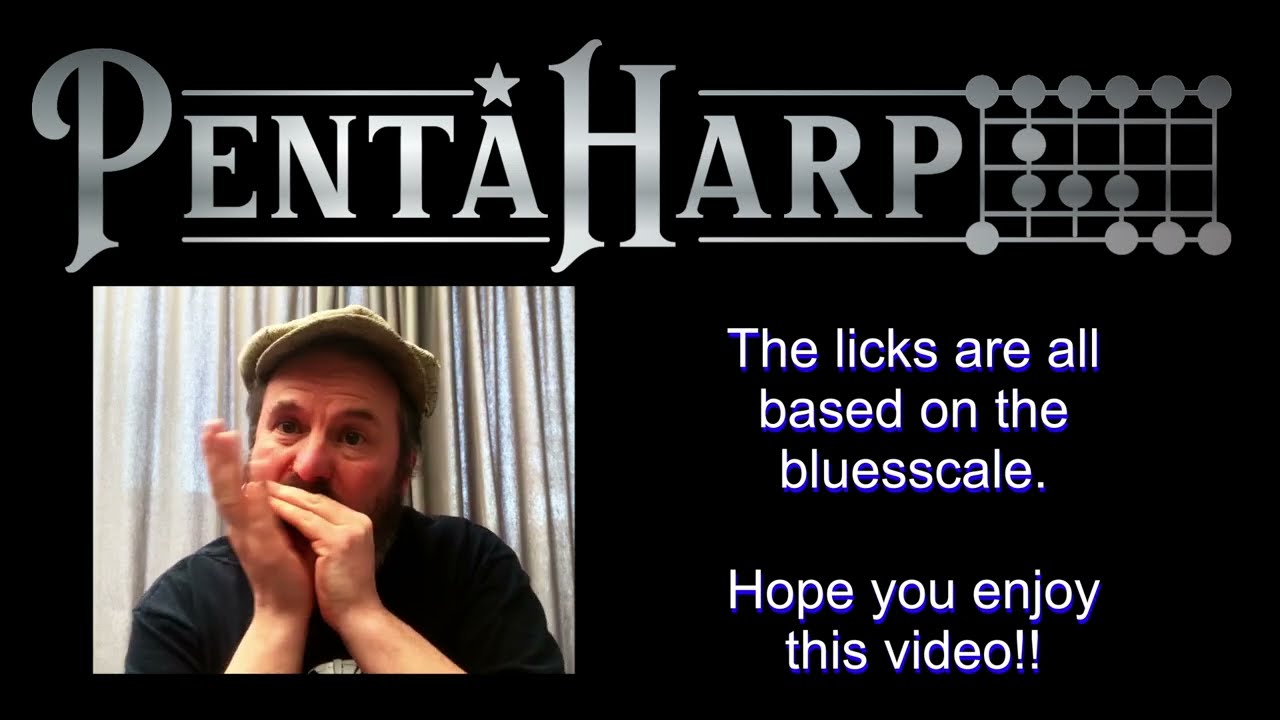 PentaHarp Harmonica in Am - More Blueslicks without bendings
