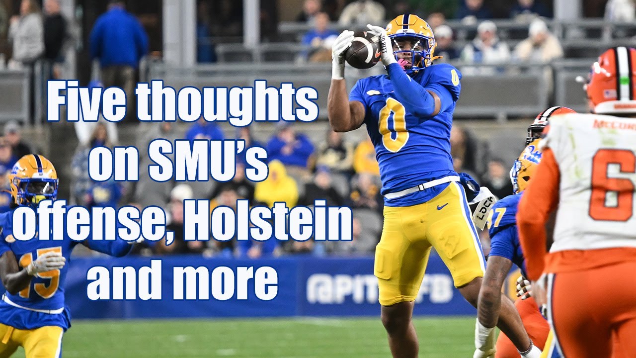 Five thoughts on the matchup with SMU, Holstein and more | The Morning Pitt: 10/29/2024