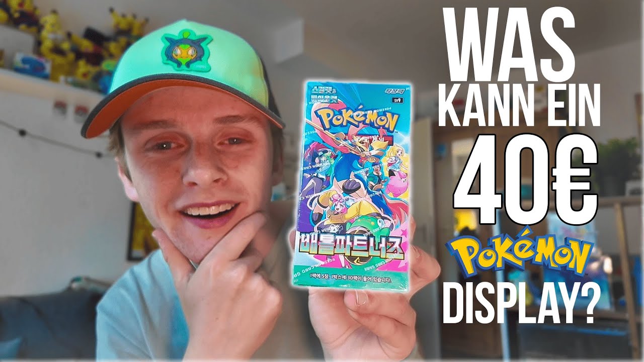 Ich ÖFFNE ein 40€ KOREAN Pokémon DISPLAY und...