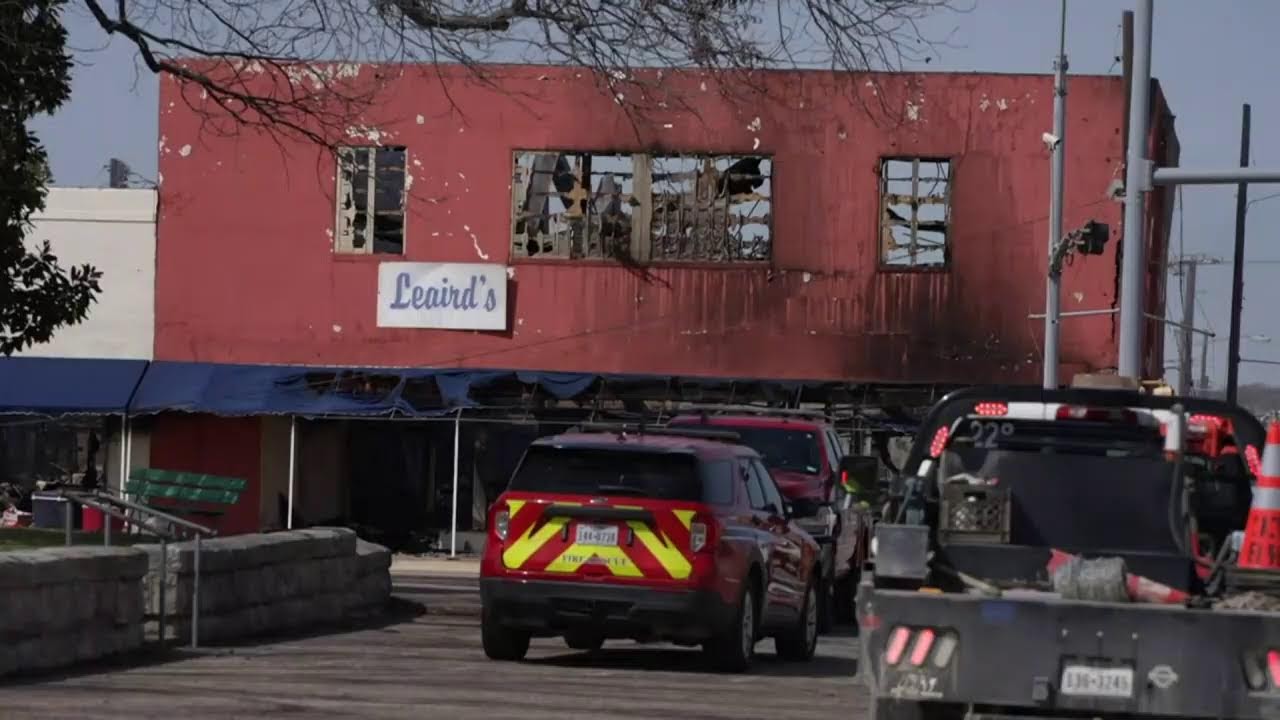 LIVE: Burned building demolition in Gatesville, TX