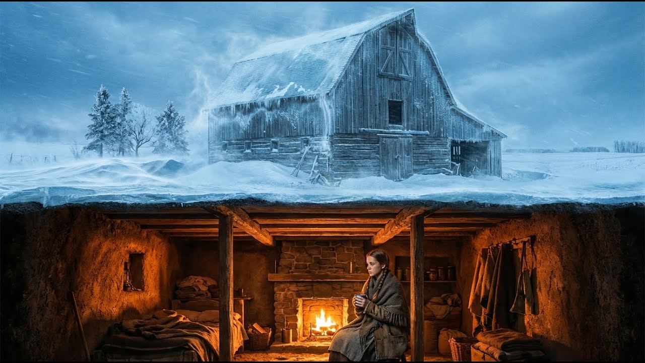 Thrown Out at 16, She Built a Hidden Bedroom Beneath His Barn — Until It Saved Her During Blizzard